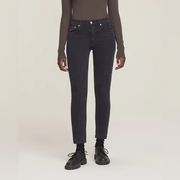 Agolde Toni Mid Rise Straight Jeans - Picture 1 of 12